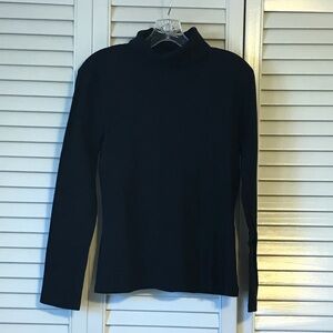 Talbots Black Turtleneck Sweater